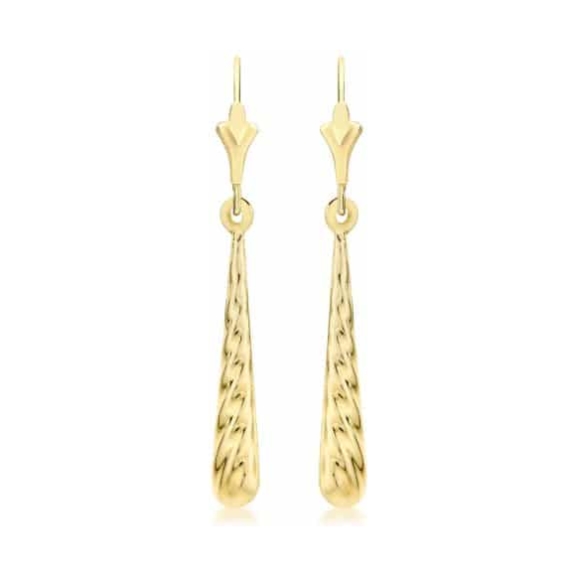 Yellow Gold Fancy Drop Earrings