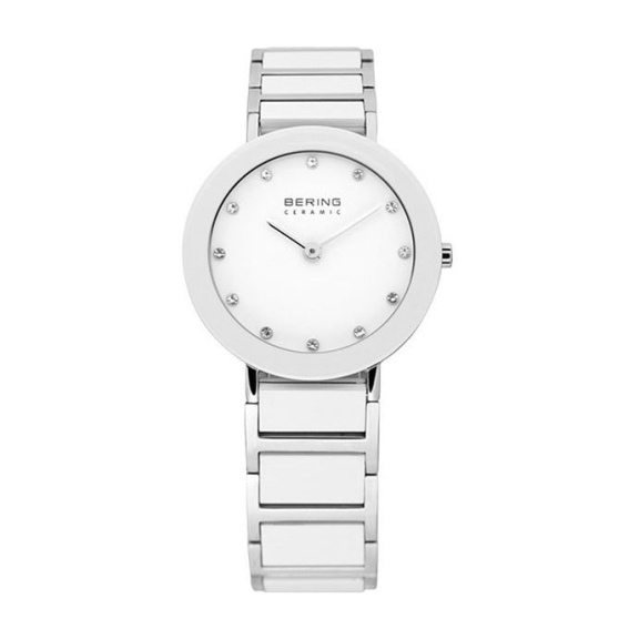 Bering Ladies Silver Ceramic Watch 11429-754