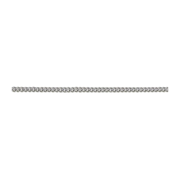 White Gold Curb Chain