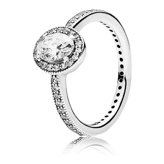 PANDORA Oval Sparkle Halo Ring