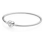 PANDORA Moments Heart Clasp Bangle