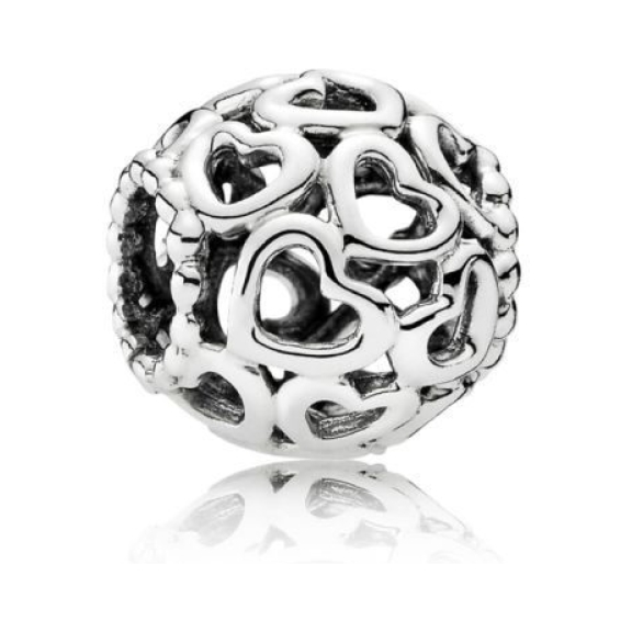 PANDORA Openwork Hearts Charm