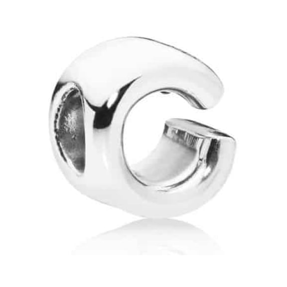 PANDORA Letter C Alphabet Charm