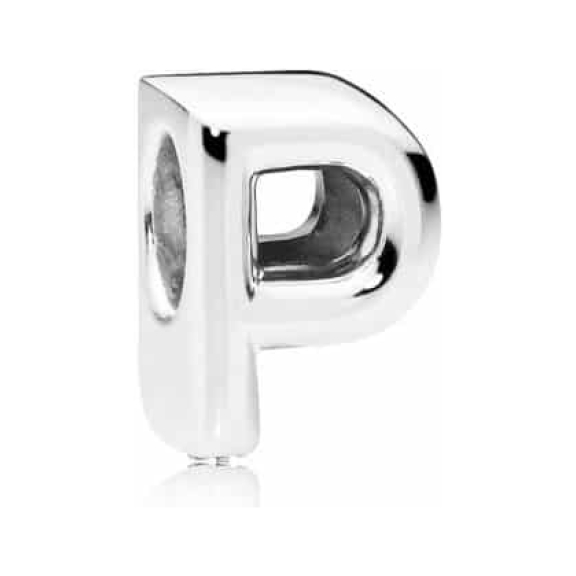 PANDORA Letter P Alphabet Charm