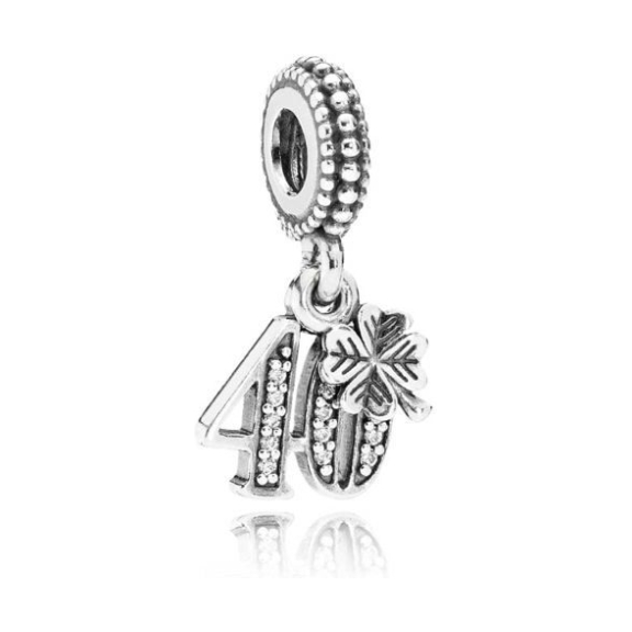 PANDORA 40th Celebration Dangle Charm