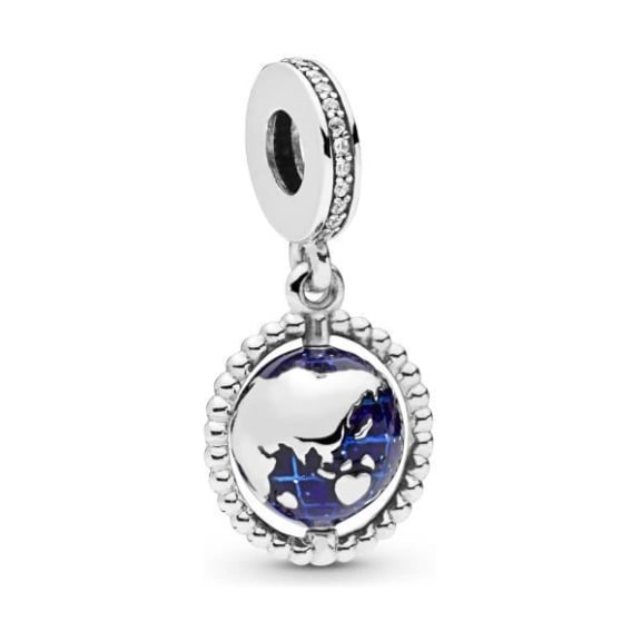 PANDORA Spinning Globe Dangle Charm