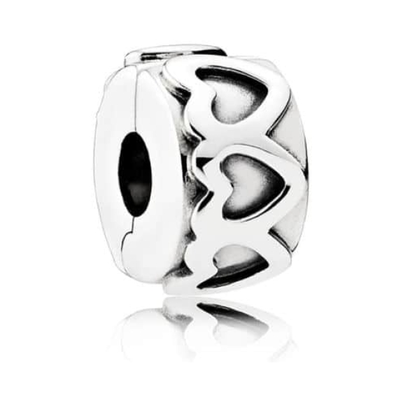 Pandora Band Of Hearts Clip Charm