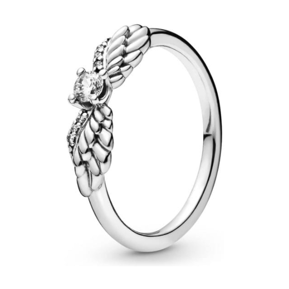 PANDORA Sparkling Angel Wings Ring