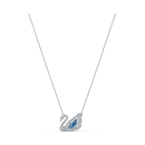 Swarovski Dancing Swan Blue Necklace