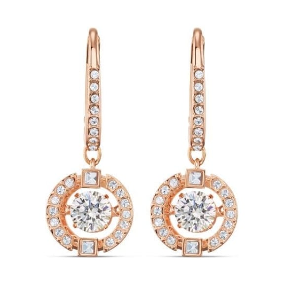 Swarovski Sparkling Dance Rose Drop Earrings