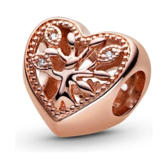 PANDORA Openwork Family Tree Heart Charm