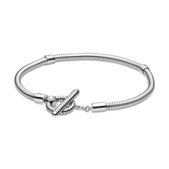 PANDORA Moments T-Bar Snake Chain Bracelet