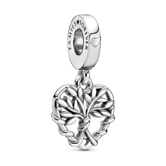 PANDORA Heart Family Tree Dangle Charm