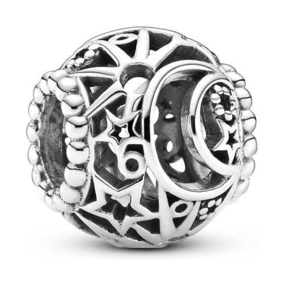 PANDORA Openwork Sun Stars & Moon Charm