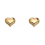 Little Star Aria Gold Heart Stud Earrings