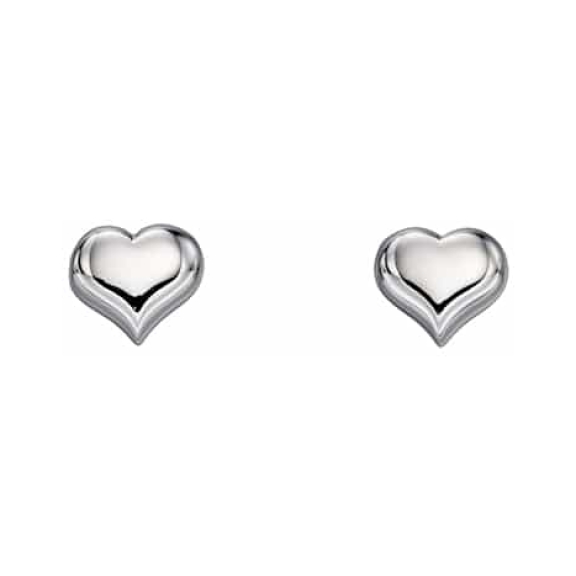 Little Star Freya Medium Heart Stud Earrings