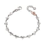 Little Star Eos Multi Heart Bracelet with Rose Gold Plated Heart