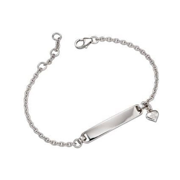 Little Star Aisha Diamond Charm ID Bracelet