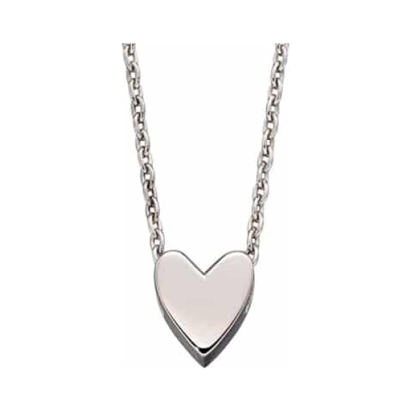 Little Star Zahra Single Heart Charm Necklace