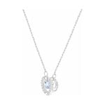 Swarovski Sparkling Dance Round Blue Necklace