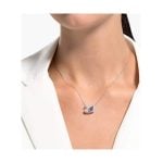 Swarovski Dancing Swan Blue Necklace