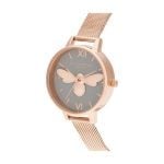 Watch Olivia Burton Ladies Lucky Bee Grey Dial