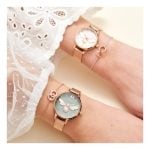 Rose Gold Mesh and Olivia Burton Ladies' Lucky Bee Olivia Burton Ladies' Lucky Bee