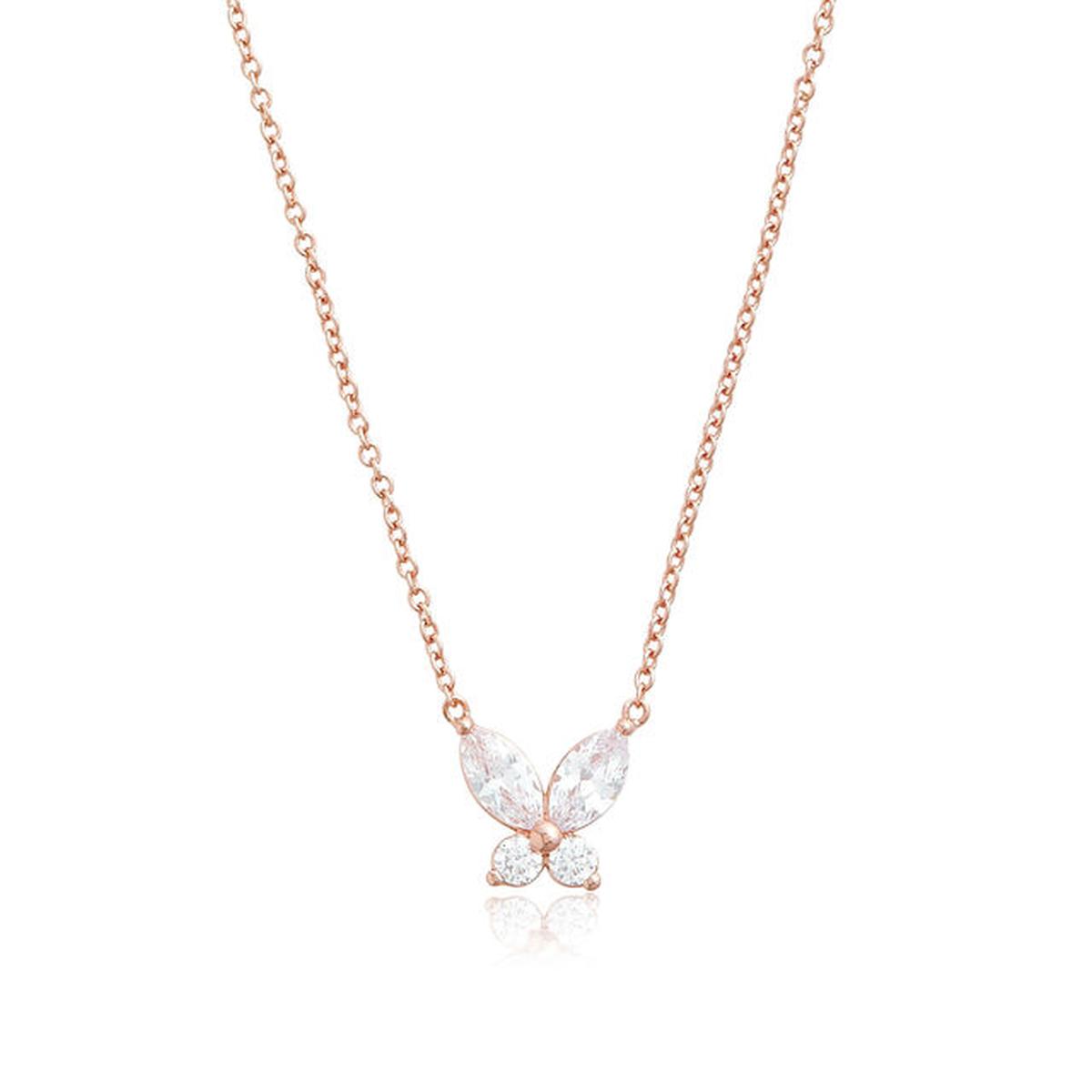 Olivia burton discount necklace rose gold