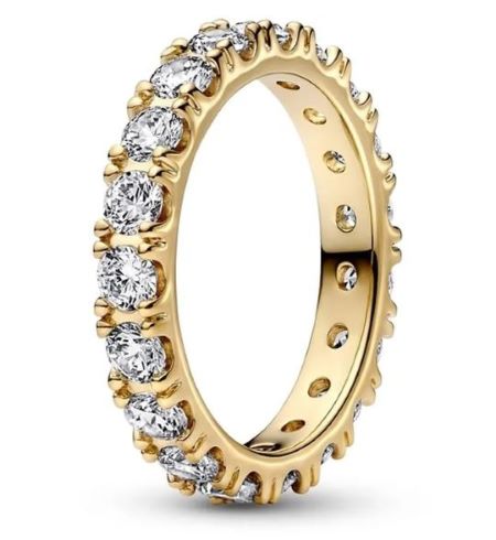 160050C01 4 Pandora Sparkling Row Eternity Ring