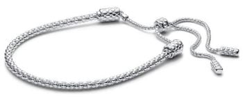 593090C00 Pandora Moments Studded chain slider bracelet sterling silver