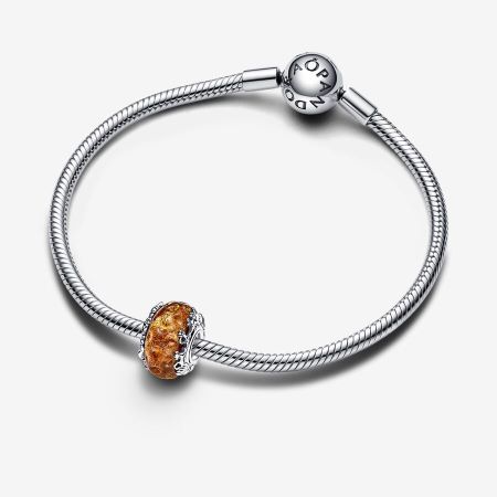 Pandora Disney The Lion king Murano Glass Charm with Bracelet