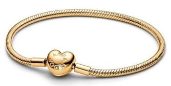 563050C00 Pandora moments heart clasp snake chain bracelet