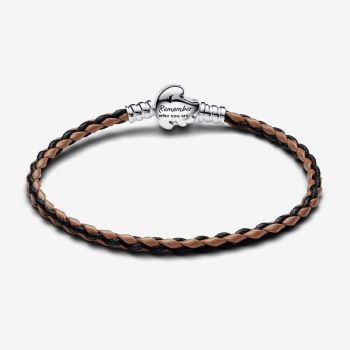 593361C01 Pandora Disney The Lion King Claps Pandora Moments Braided leather bracelet